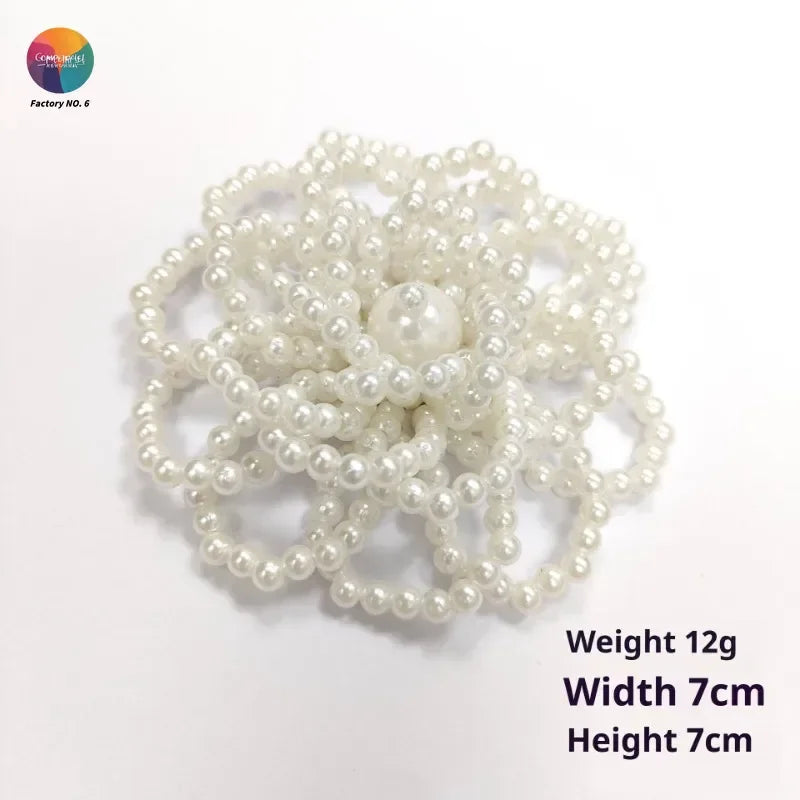 Three-dimensional Pearl Beads Hanging DIY Decorative Brooch Needle Clothing Shoes and Socks Patch Stickers Accessories Pendant
