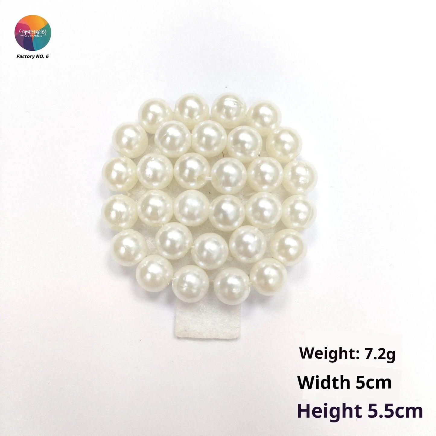 Three-dimensional Pearl Beads Hanging DIY Decorative Brooch Needle Clothing Shoes and Socks Patch Stickers Accessories Pendant