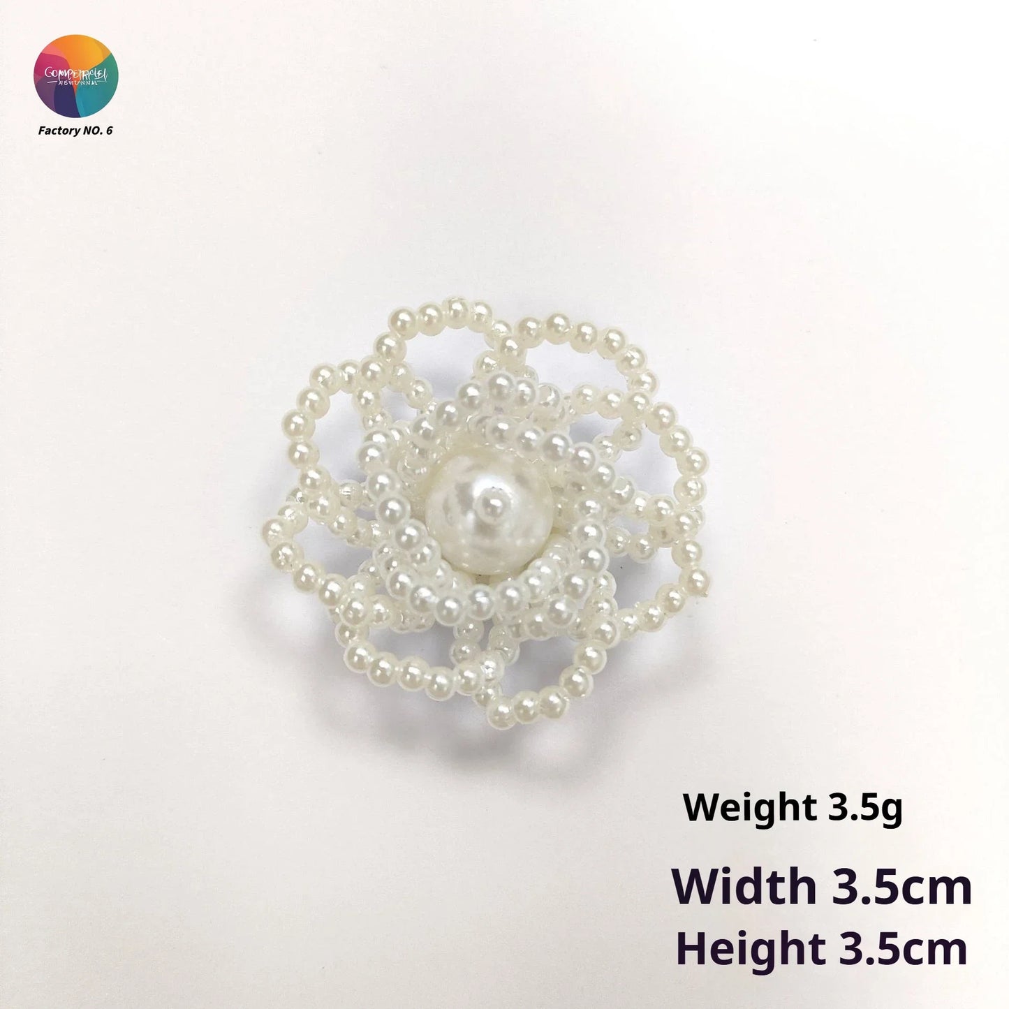 Three-dimensional Pearl Beads Hanging DIY Decorative Brooch Needle Clothing Shoes and Socks Patch Stickers Accessories Pendant