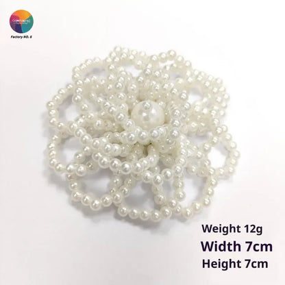 Three-dimensional Pearl Beads Hanging DIY Decorative Brooch Needle Clothing Shoes and Socks Patch Stickers Accessories Pendant